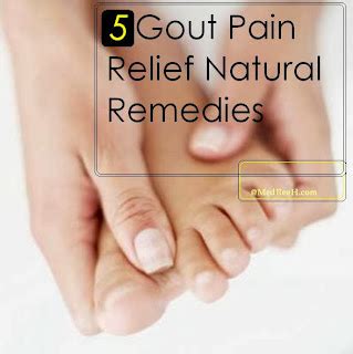 5 Gout Pain Relief Natural Remedies