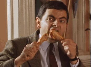 Eating Chicken Mr Bean Gif Mr Bean Rowan Atkinson Goofy | My XXX Hot Girl