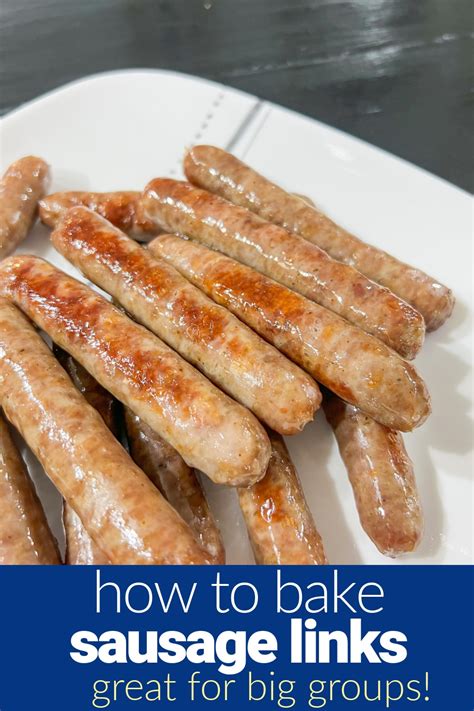 How to Cook Sausage Links in the Oven