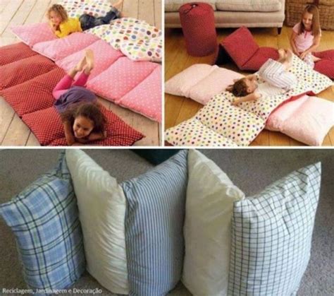 DIY Bed Pillow Tutorials | Pillow mattress, Diy pillows, Bed pillows