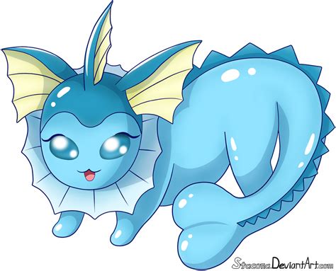 Chibi Vaporeon by Stacona on DeviantArt