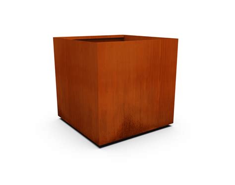 PLANTERCRAFT Corten Steel metal planter box, Square & Cube sizes ...