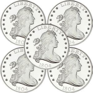 1804 Dollar Replica 1oz Silver Round | SilverTowne