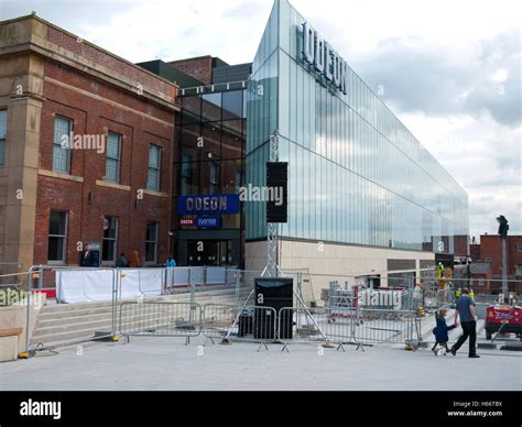 The new cinema the Odeon in Oldham Town centre, Greater Manchester ...