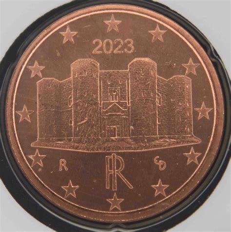 Italy 1 Cent Coin 2023 - euro-coins.tv - The Online Eurocoins Catalogue