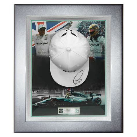 Lewis Hamilton Signed Mercedes Cap - Elite Exclusives