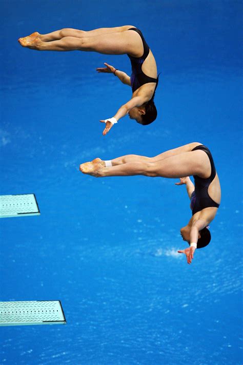 Beijing Olympic Women's Synchronized Springboard Photo Gallery | Olympics, Gymnastics and Summer ...