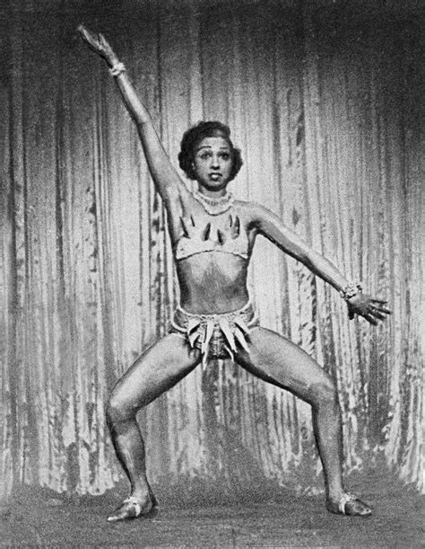 1936: Josephine Baker Performs The Danse Sauvage In A Rubber Banana Bikini for The Ziegfeld ...