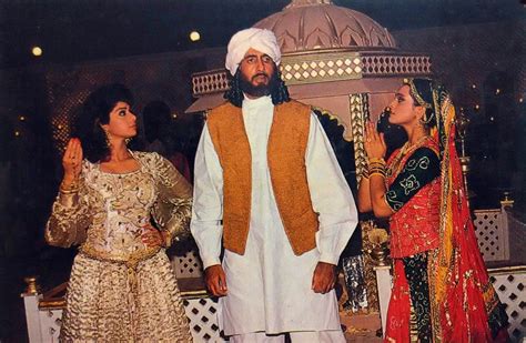 Sridevi: Sridevi, Amitabh Bachchan and Shilpa Shirodkar on the sets of ...