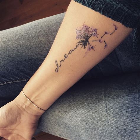 Meaningful Word Tattoo #meaningfulwordtattoowomen | Dandelion tattoo ...