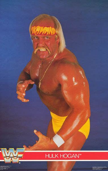 Hulk Hogan Original 1988 WWF Wrestling Portrait Poster 22x34 | Wrestling posters, Hulk hogan, Wwf