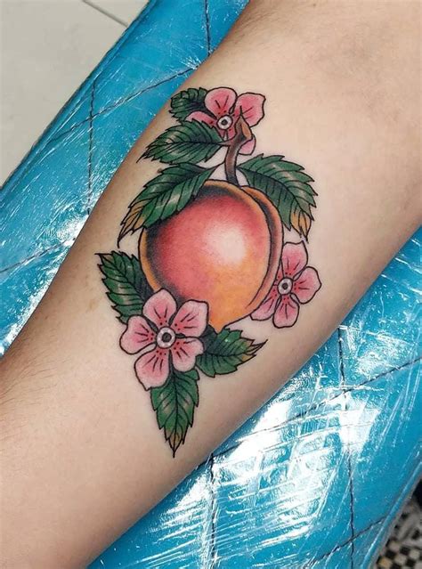 30 Elegant Peach Blossom Tattoos You Need to Copy | Xuzinuo