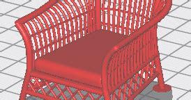 wicker chair by Onur Yıldırım | Download free STL model | Printables.com