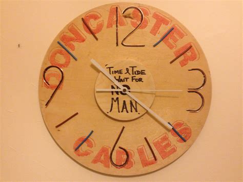 Reclaimed Cable Drum Rustic Clock Face Coffee Table S - vrogue.co
