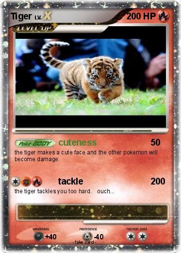 Pokémon Tiger 1278 1278 - cuteness - My Pokemon Card