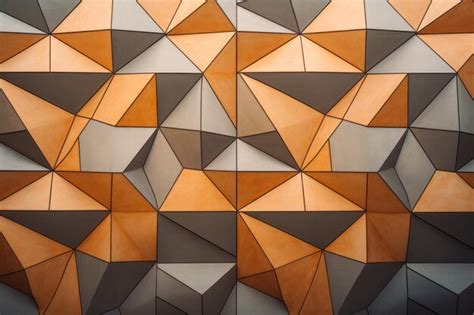 Premium Photo | Minimalist geometric pattern on a wall generative ai