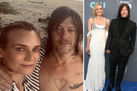 Diane Kruger, 45, & Norman Reedus, 52, are engaged after four years of ...