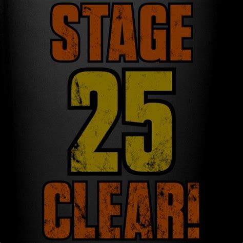 25th Birthday Stage 25 Clear Gamer Shirt Gift Idea - Full Color Mug | OnePleasure - Make ...