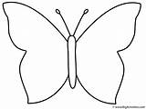 Butterfly Outline Coloring Pages sketch template