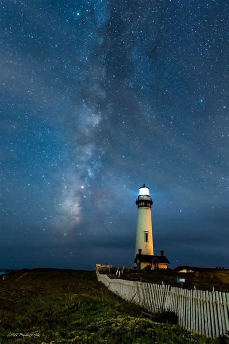 Night Watch Pigeon Point Lighthouse Pescadero, CA ” Candle On The Water ...