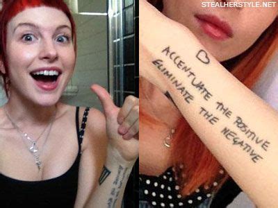 Hayley Williams' Tattoos & Meanings | Steal Her Style | Hayley williams tattoos, New tattoos ...