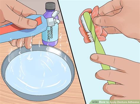 3 Ways to Apply Denture Adhesive - wikiHow