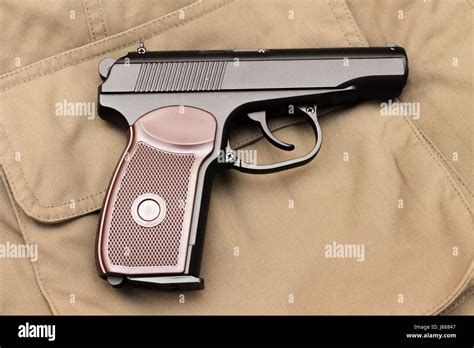 The Makarov pistol. A reliable weapon. A classic pistol Stock Photo - Alamy