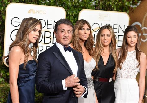 Sylvester Stallone Makes the Golden Globes a Family Affair Picture ...