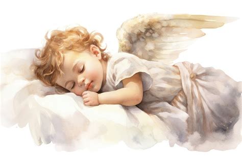 Angel baby sleeping spirituality. | Premium Photo - rawpixel