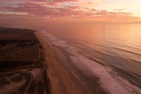 Sunset over Poplar Beach, Half Moon Bay #multirotor | Sunset, Beach, Half moon bay