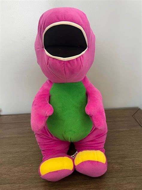 Hasbro Barney Purple Dinosaur Plush Large 18x 12 X - Etsy