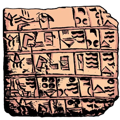 Cuneiform Writing Stock Illustrations – 151 Cuneiform Writing Stock Illustrations, Vectors ...