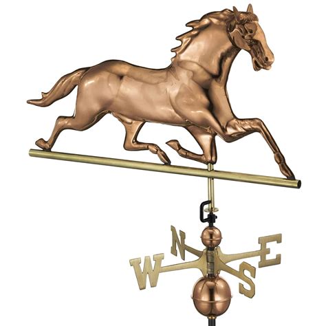 Horse Weathervane - Pure Coppers! Only $288.00 - Cupolas 'n More