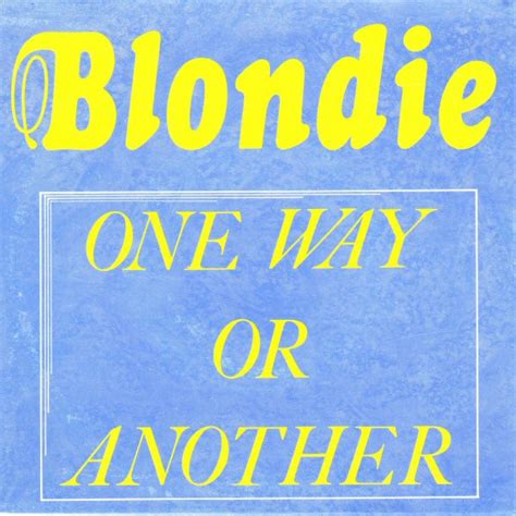 Blondie - One Way Or Another (1979, Vinyl) | Discogs