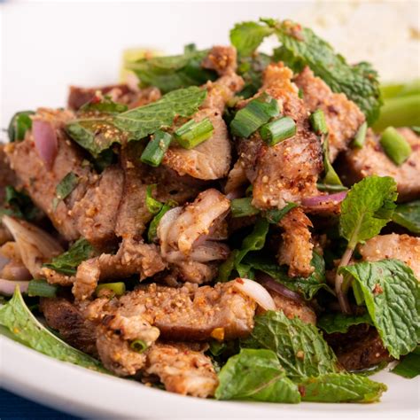 Thai Grilled Pork Salad (Moo Nam Tok) | Marion's Kitchen