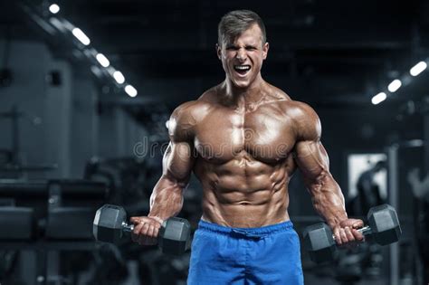 Beautiful Muscular Girl Posing Outdoor. Athletic Woman with Big Quads Stock Image - Image of ...