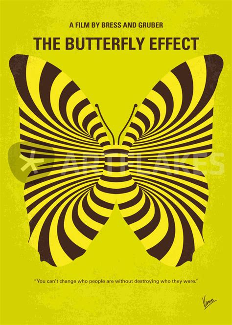 "No697 My The Butterfly Effect minimal movie poster" Grafik/Illustration als Poster und ...