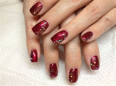 Pin by Susan Childers on nail art | Fall gel nails, Red nails, Red ...