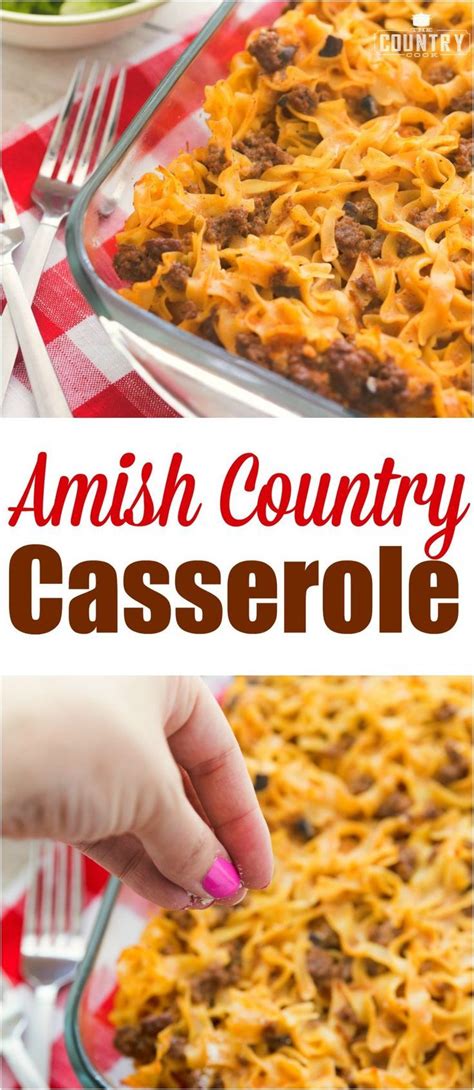 Amish Country Casserole recipe from The Country Cook | Recipes, Amish ...