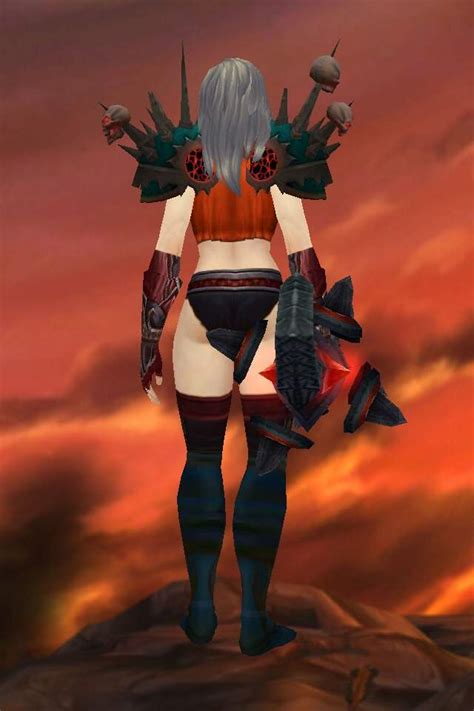 Sexy fire mage transmog set | WoW Amino