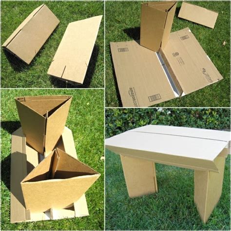Cardboard furniture – 60 examples that you can make yourself