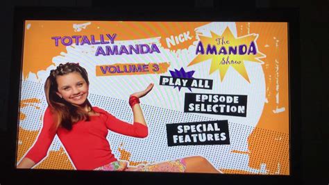 The Amanda Show “Totally Amanda” Vol 3 DVD Menu Walkthrough - YouTube