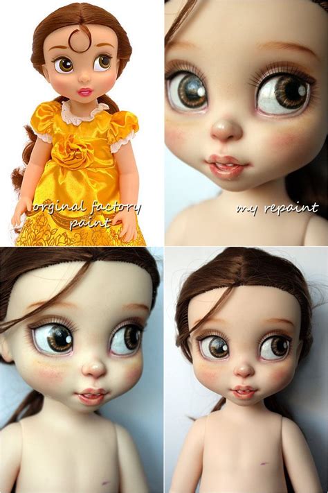 Disney Animators Collection Belle repaint | Doll repaint, Disney animators collection, Disney ...