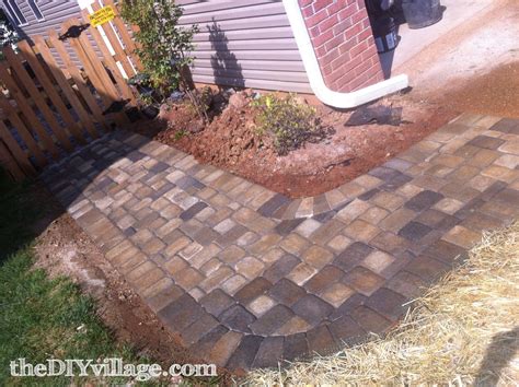Do It Yourself Paver Walkway Install - 5 Tips For Installing A Paver Walkway Diane And Dean ...