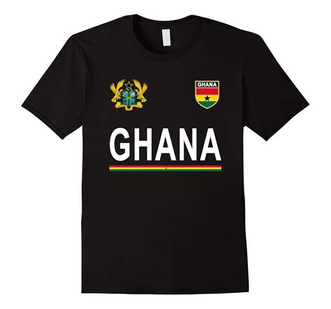 Ghana Soccer T-Shirt – Ghanaian Football Jersey 2017-PL – Polozatee