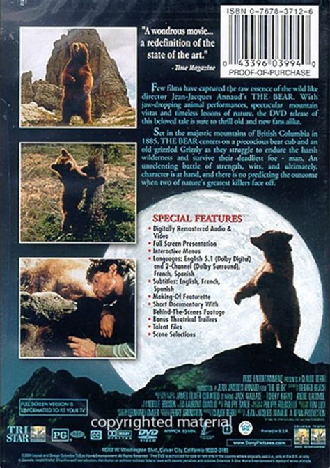 Bear, The (DVD 1989) | DVD Empire