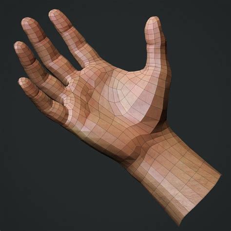 realistic male hand obj | Советы для моделей, Моделирование, 3d персонаж