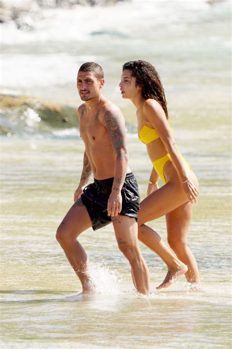 Jessica Aidi and Marco Verratti in St-Barth 12/08/2022 • CelebMafia