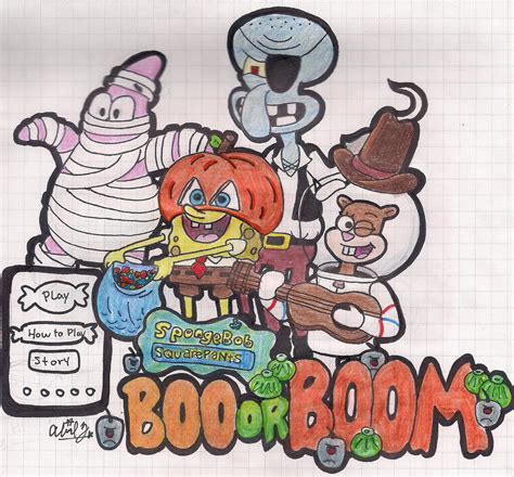 SpongeBob: Boo or Boom by BabyAbbieStar on DeviantArt