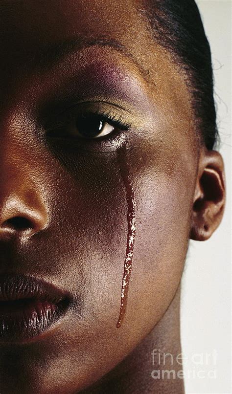 Woman Crying Photograph by Jason Kelvin/science Photo Libray | Pixels